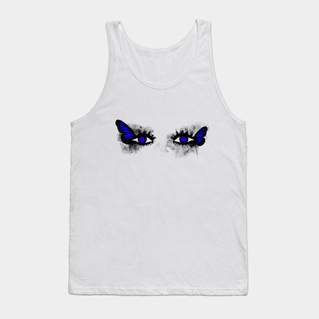 Blue Metamorphosis Tank Top by Not Meow Designs 